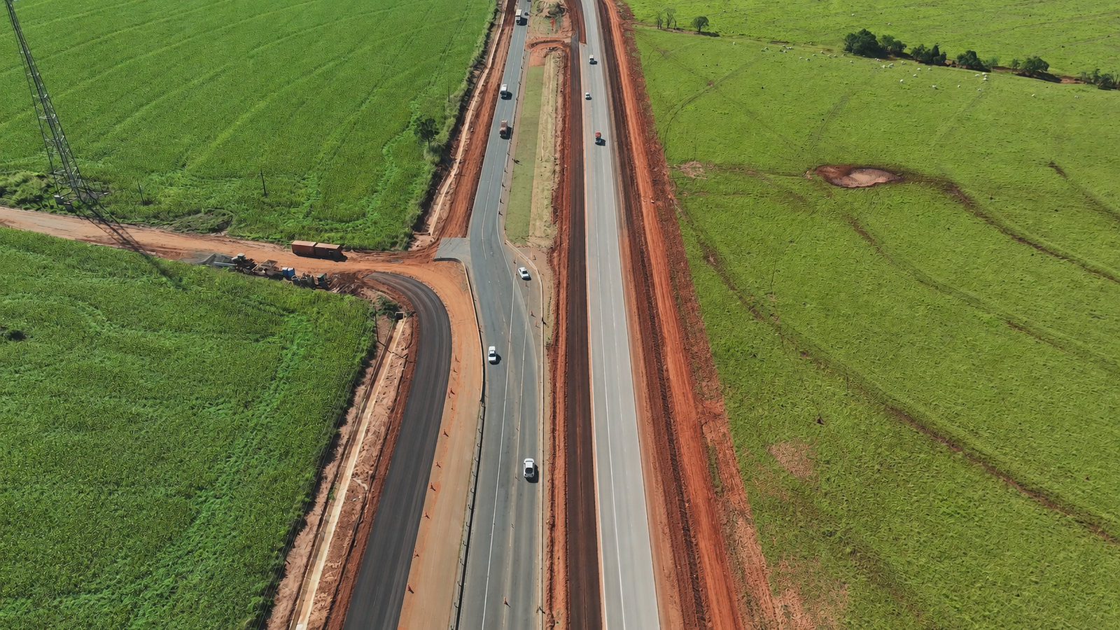 Obras na BR-163 alteram acesso à estrada vicinal em Campo Grande neste fim de semana