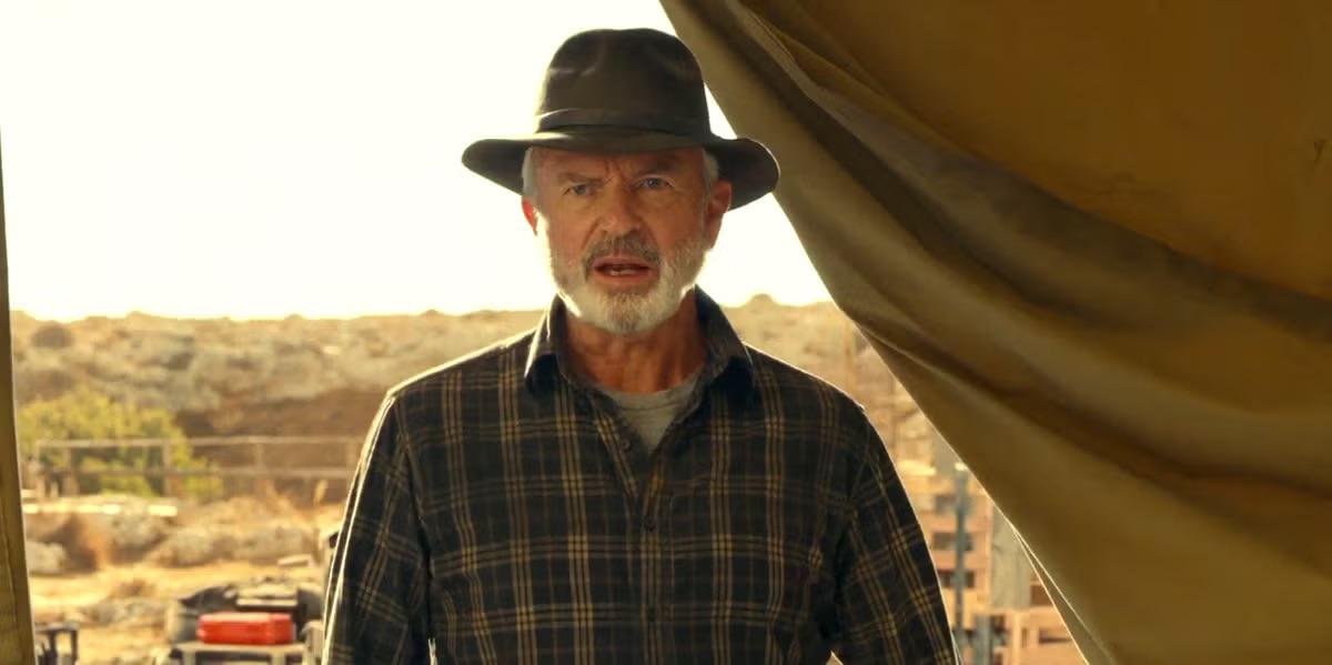 Sam Neill, astro de Jurassic Park, morre aos 78 anos