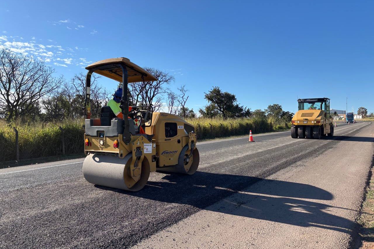 Obras na BR-163 alteram trânsito em 13 cidades de MS nesta terça-feira