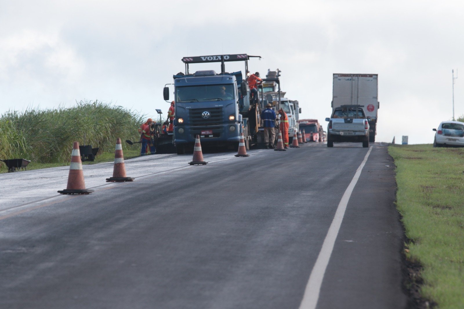 Pare-e-siga e desvios na BR-163/MS: veja os trechos com obras nesta terça