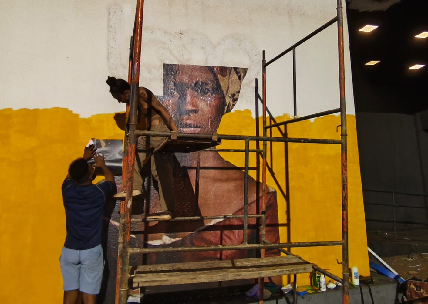 Mural em homenagem a Dandara passa a integrar o centro histórico de Campo Grande