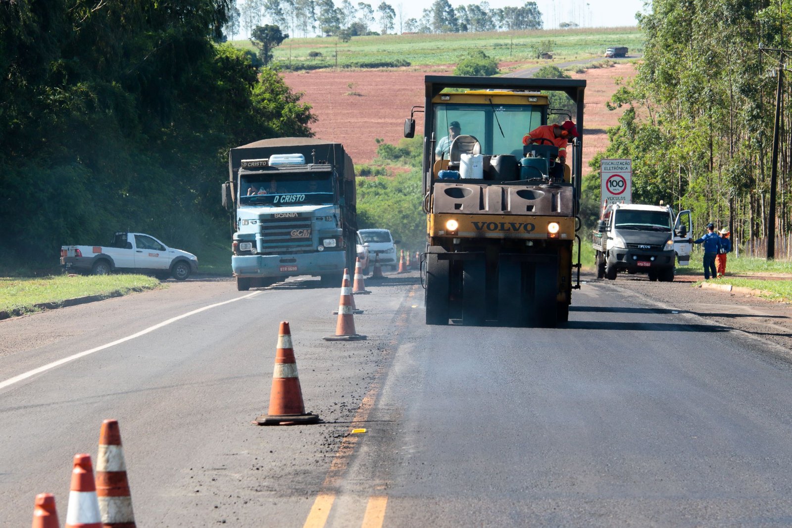 Confira os trechos da BR-163/MS com obras e desvios nesta sexta-feira (24)