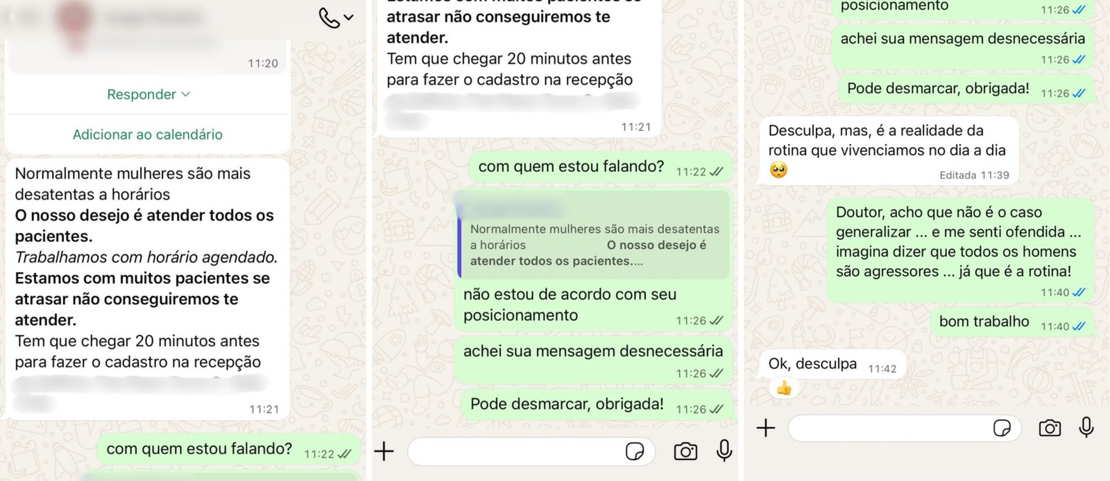 “Mulheres são mais desatentas”: comentário durante agendamento provoca reação e debate sobre misoginia