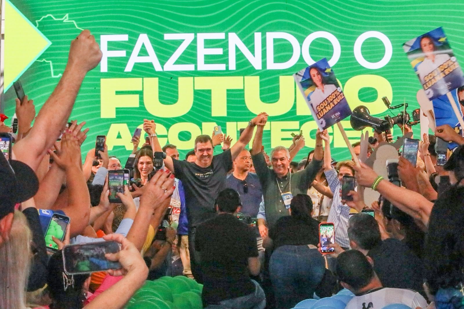 Convenção confirma Riedel, Reinaldo e Contar na maior frente política de MS