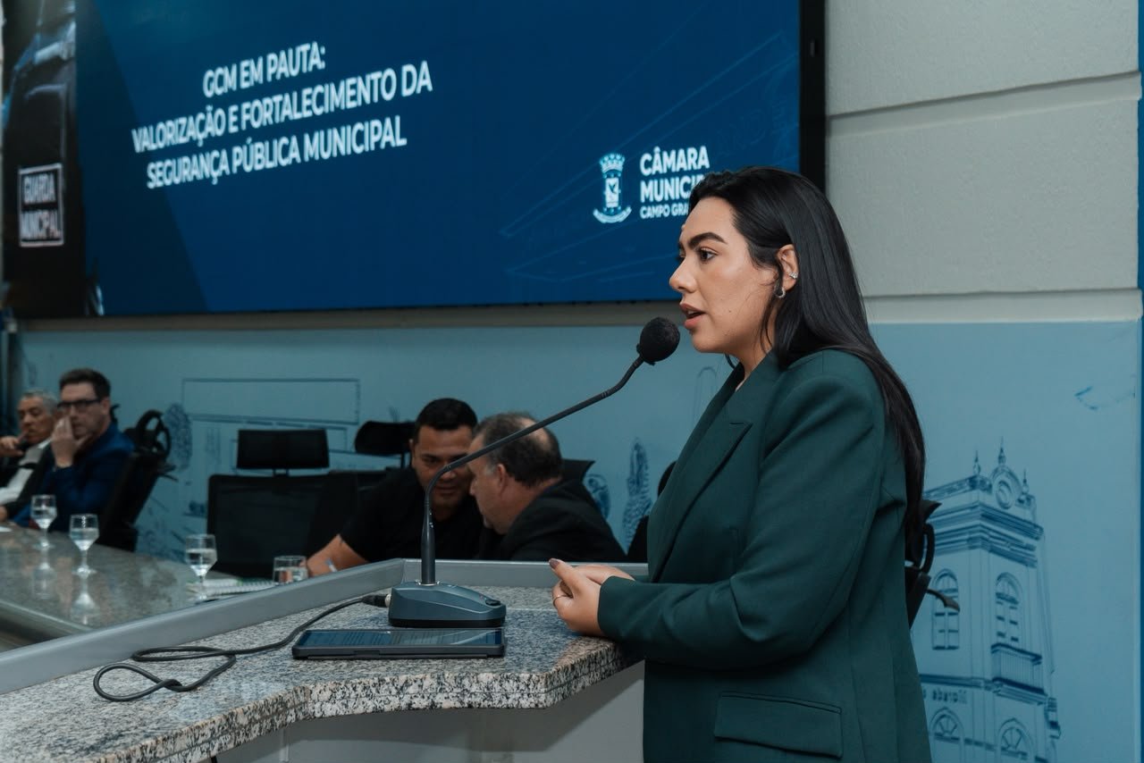 Cassy Monteiro assume compromisso de defender em Brasília fortalecimento das guardas municipais de Mato Grosso do Sul