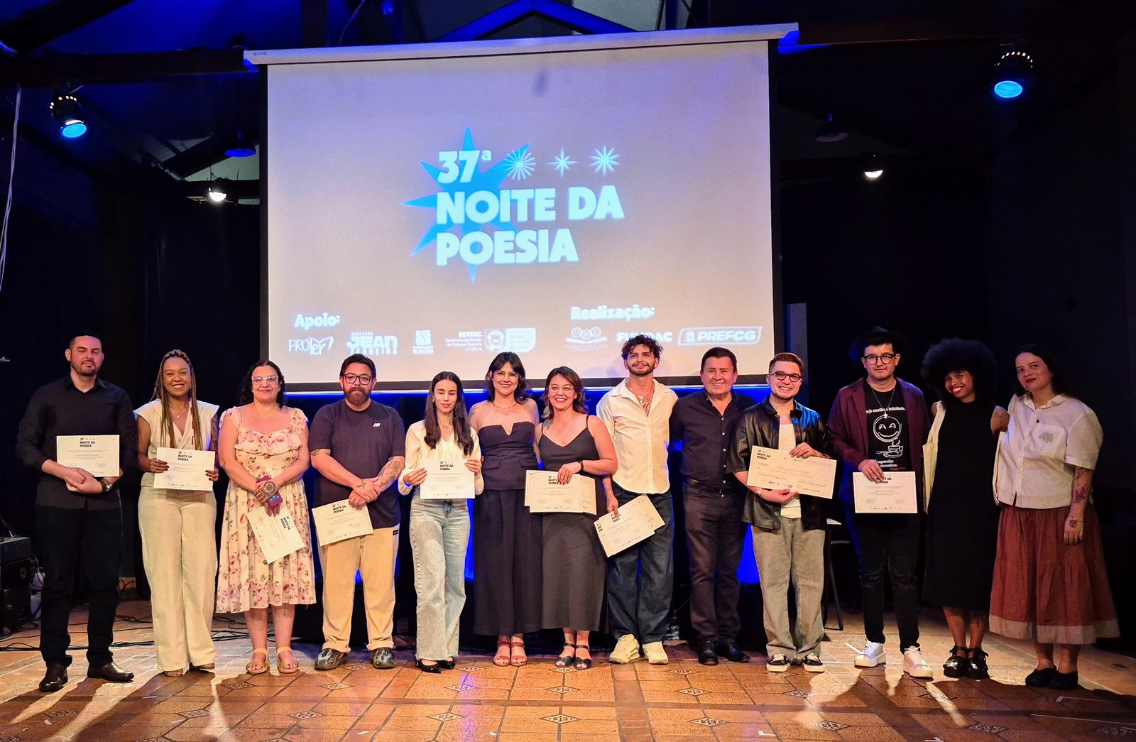 38ª Noite da Poesia oferece R$ 12 mil em prêmios e recebe autores de todo o país