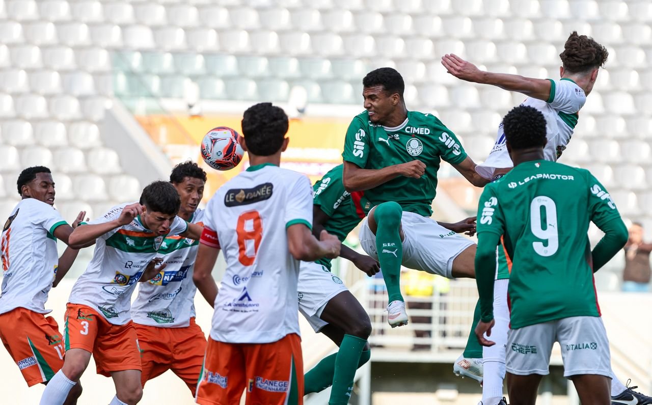 Naviraiense é goleado pelo Palmeiras e deixa a Copa do Brasil Sub-20