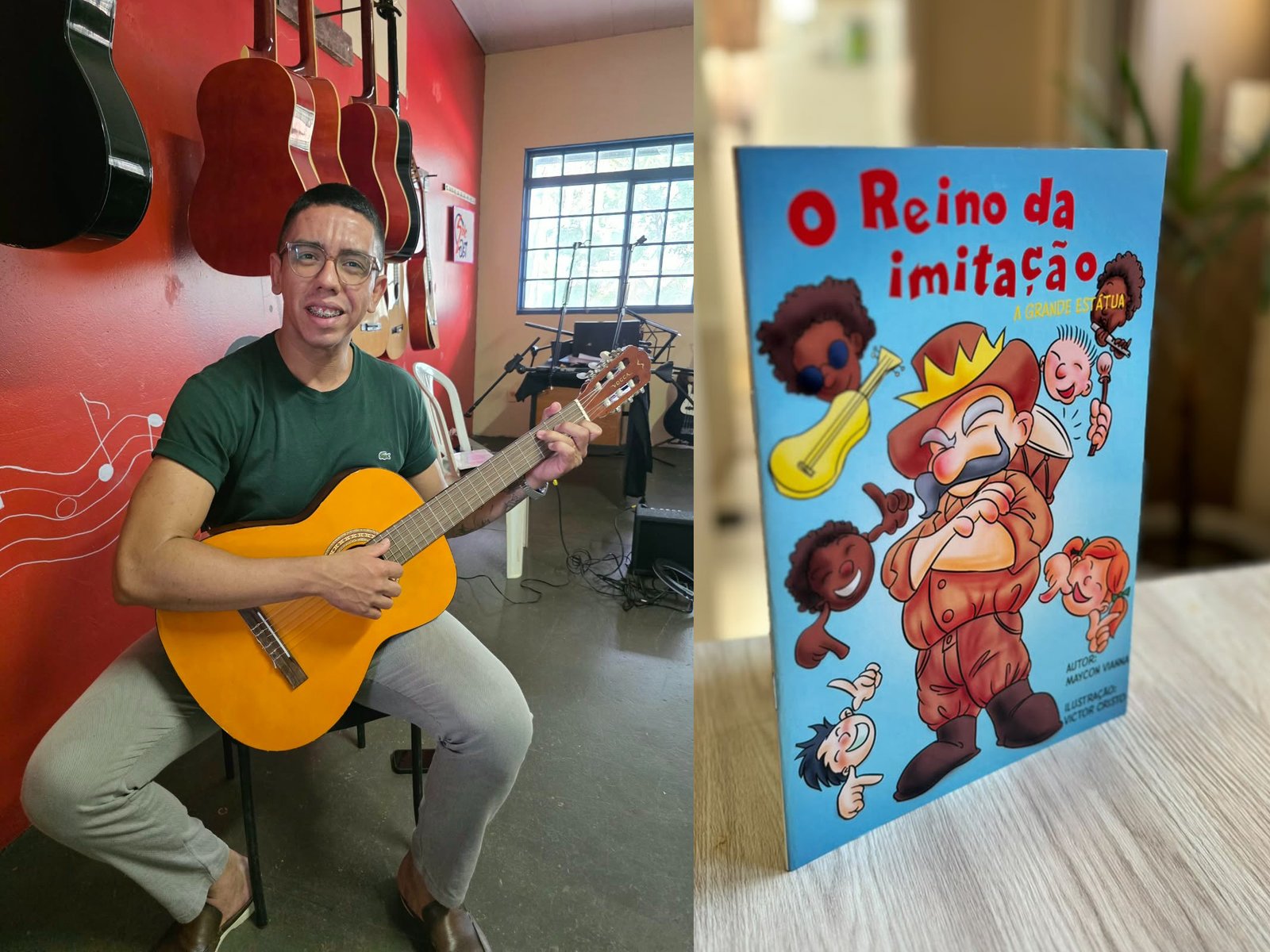 Da música à literatura: ex-aluno do Moinho Cultural lança livro infantil