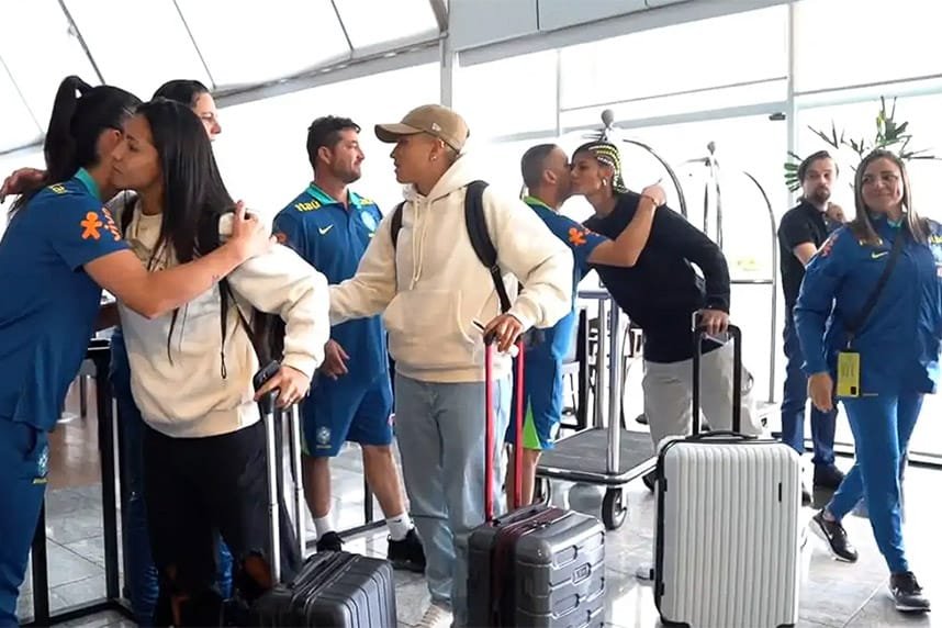 Seleção feminina se apresenta para amistosos contra Colômbia