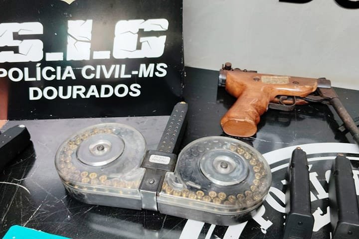 Polícia apreende arsenal de suspeito por assassinato de pecuarista