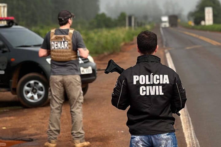 Polícia Civil prende caminhoneiro com mais de 113 kg de drogas na BR-262