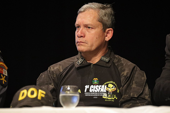 Coronel Wilmar destaca integração do DOF no 1º Congresso Internacional de Segurança de Fronteiras