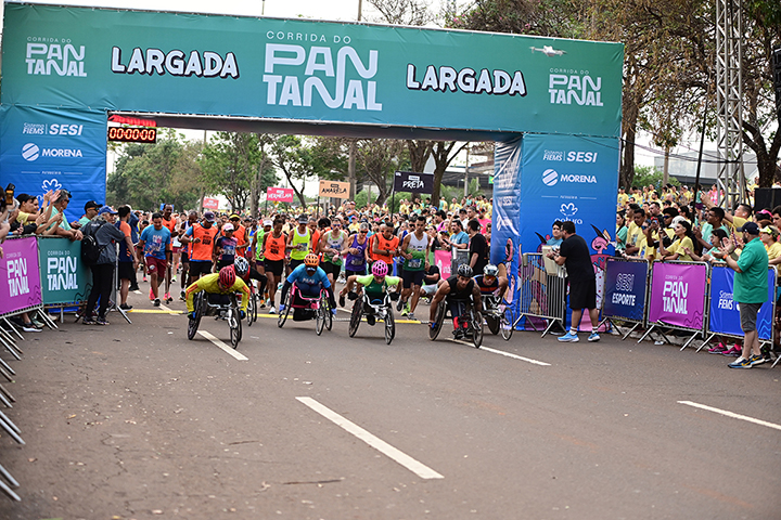 Neste fim de semana, Corrida do Pantanal muda trânsito e reúne milhares de atletas em Campo Grande