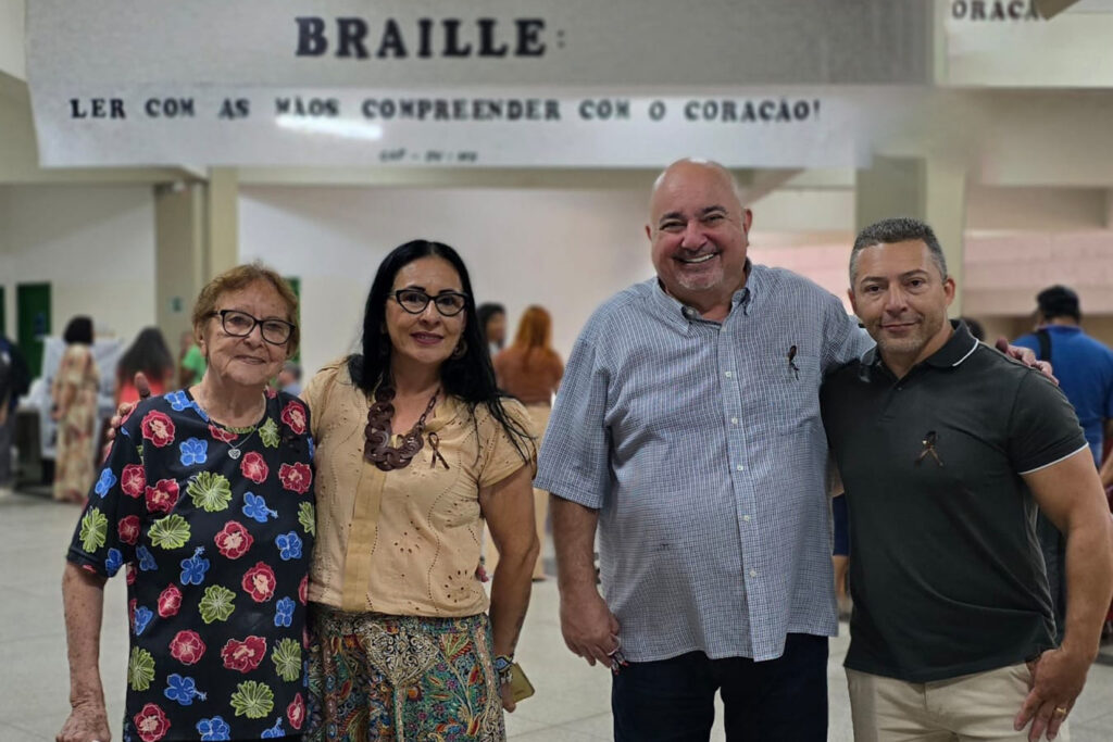 Ação no Dia Nacional do Braille reforça inclusão e articulação entre instituições de apoio a pessoas com deficiência visual