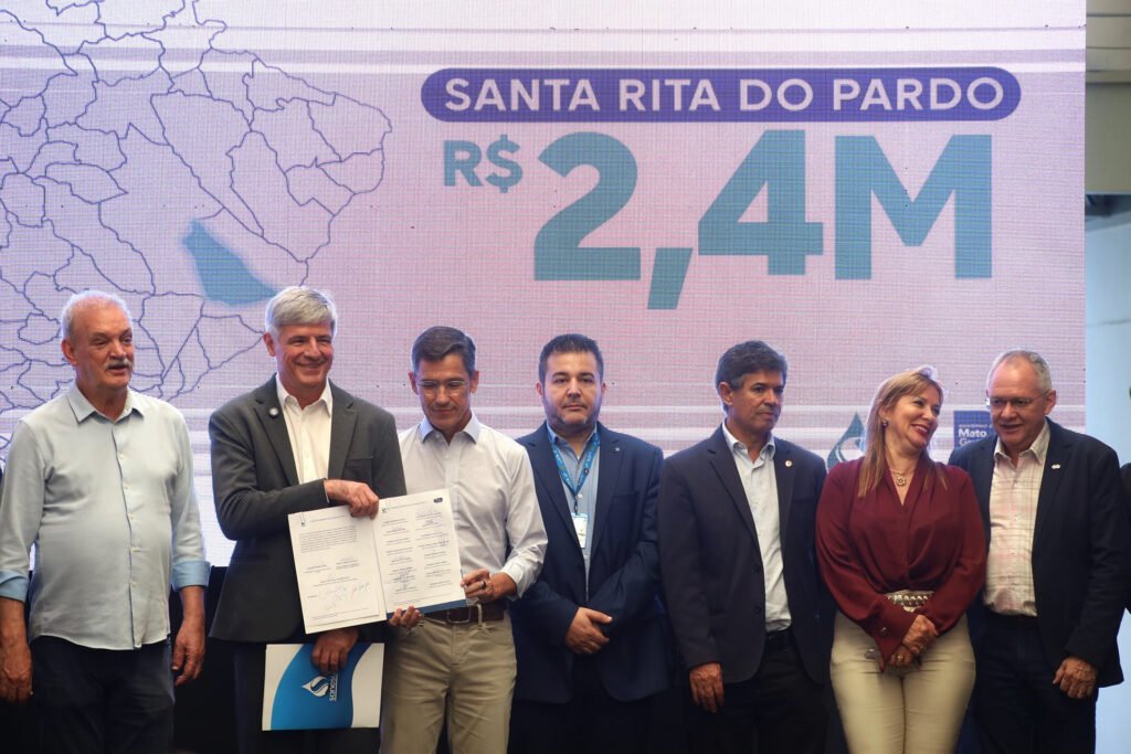 Pacote de R$ 176,6 milhões em saneamento leva novas obras a 16 cidades de Mato Grosso do Sul