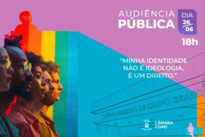 Câmara de Campo Grande debate direitos da população LGBTQIAPN+ em audiência pública nesta sexta-feira